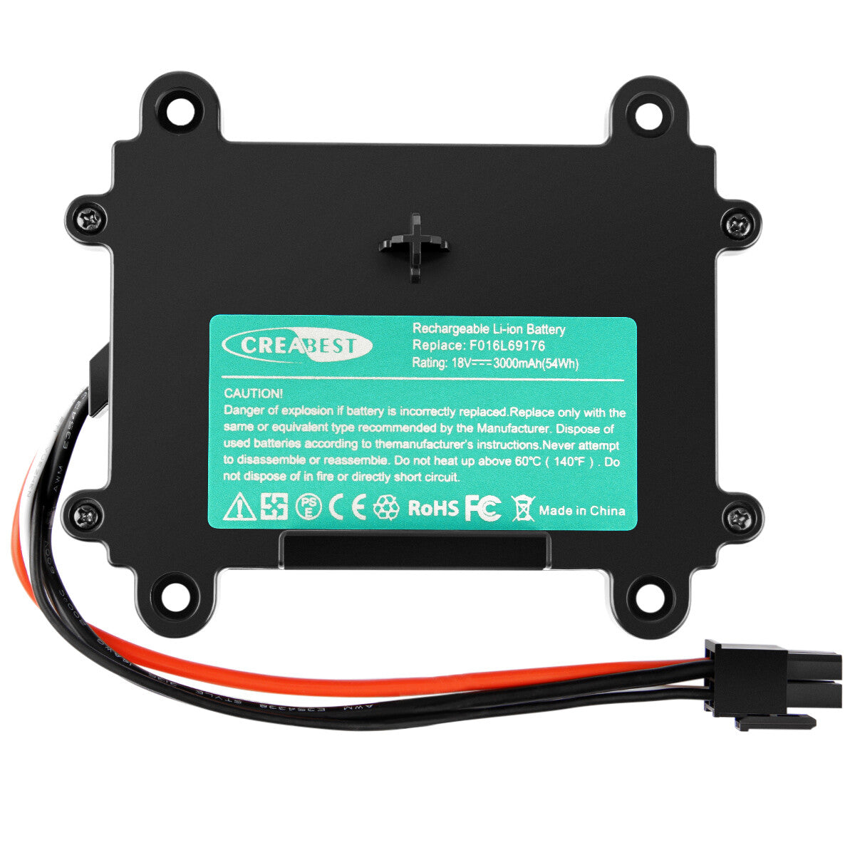 2X 3000mAh 18V Li-ion Battery for 5INR19/66 Bosch Indego 400 Indego M 700 M+ 700