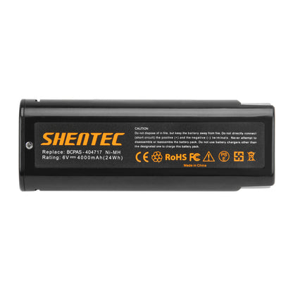 SHENTEC 4AH 6V Ni-MH Battery For Paslode 404717 900400 902200 IM50 IM65 IM250