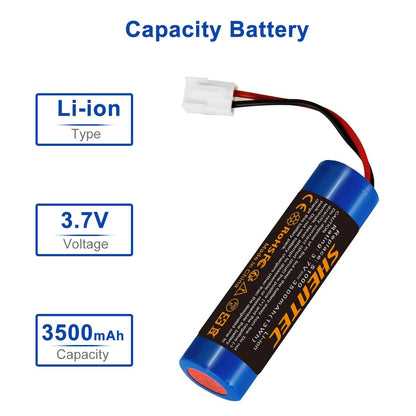SHENTEC 3.7V 3500mAh Li-ion Replacement Battery For Window Cleaner for Leifheit Dry&Clean 51000, 51002, 51113, 51114