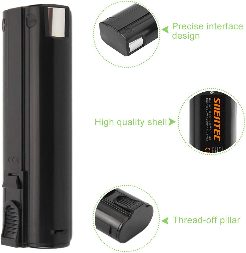 SHENTEC 4000mAh 6V Battery Compatible with Paslode