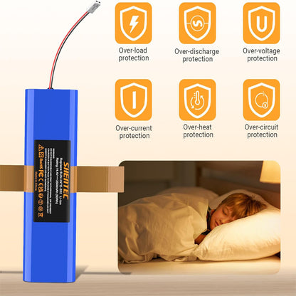 SHENTEC 3500mAh Replacement Battery for ILIFE V3s Pro V5s