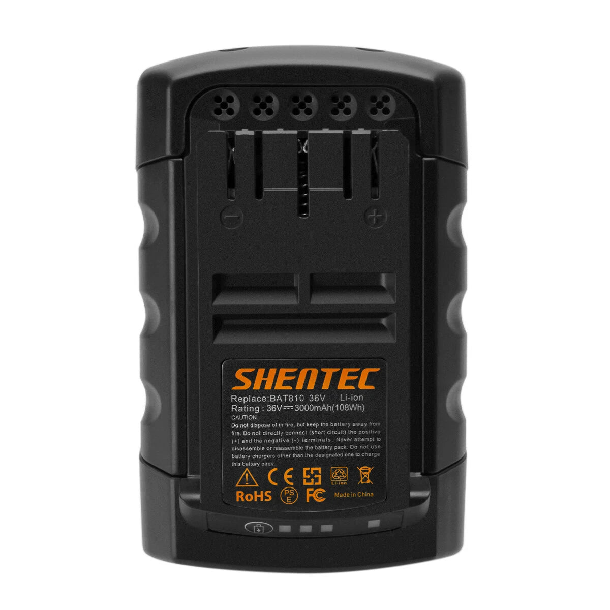 SHENTEC 36V 3000mAh Li-ion Battery For Bosch 11536C 11536VSR 38636-01 BAT810
