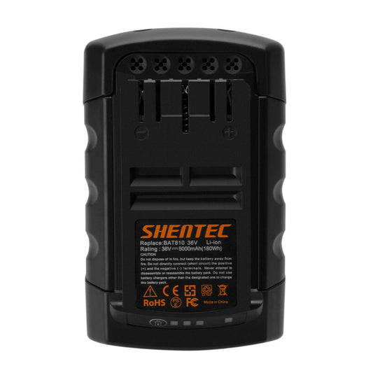 SHENTEC 5.0AH 36V Li-ion Battery For Bosch BAT810 BAT818 BAT840 GSR GSB