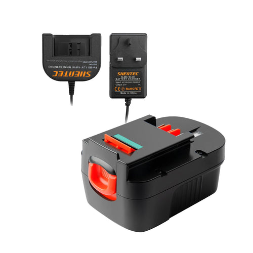 SHENTEC 4.0Ah 14.4V Ni-MH Battery Charger For Black Decker A14 B-8316