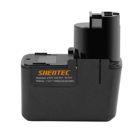 4.0Ah 7.2V Ni-MH Battery For Bosch 2607335032 2607335033 GDR50 PSR GSR 7.2 VES-2