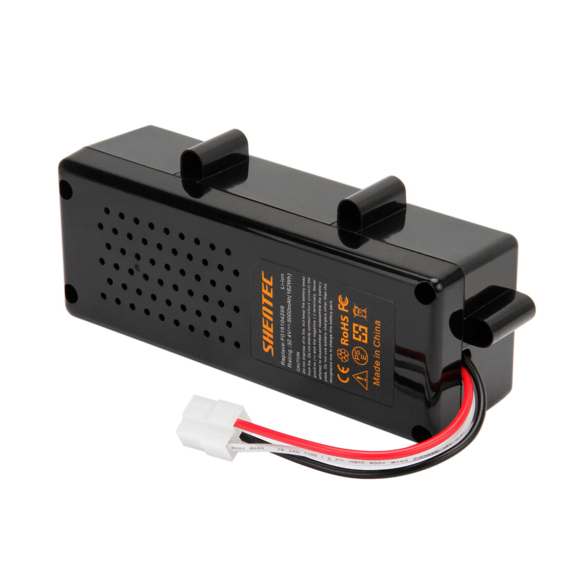 SHENTEC 2 Packs 32.4V 5.0Ah Li-ion Battery For Bosch Indego F016104299 Indego 800 1000 1200 3600