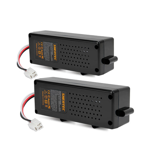 SHENTEC 2 Packs 32.4V 5.0Ah Li-ion Battery For Bosch Indego F016104299 Indego 800 1000 1200 3600