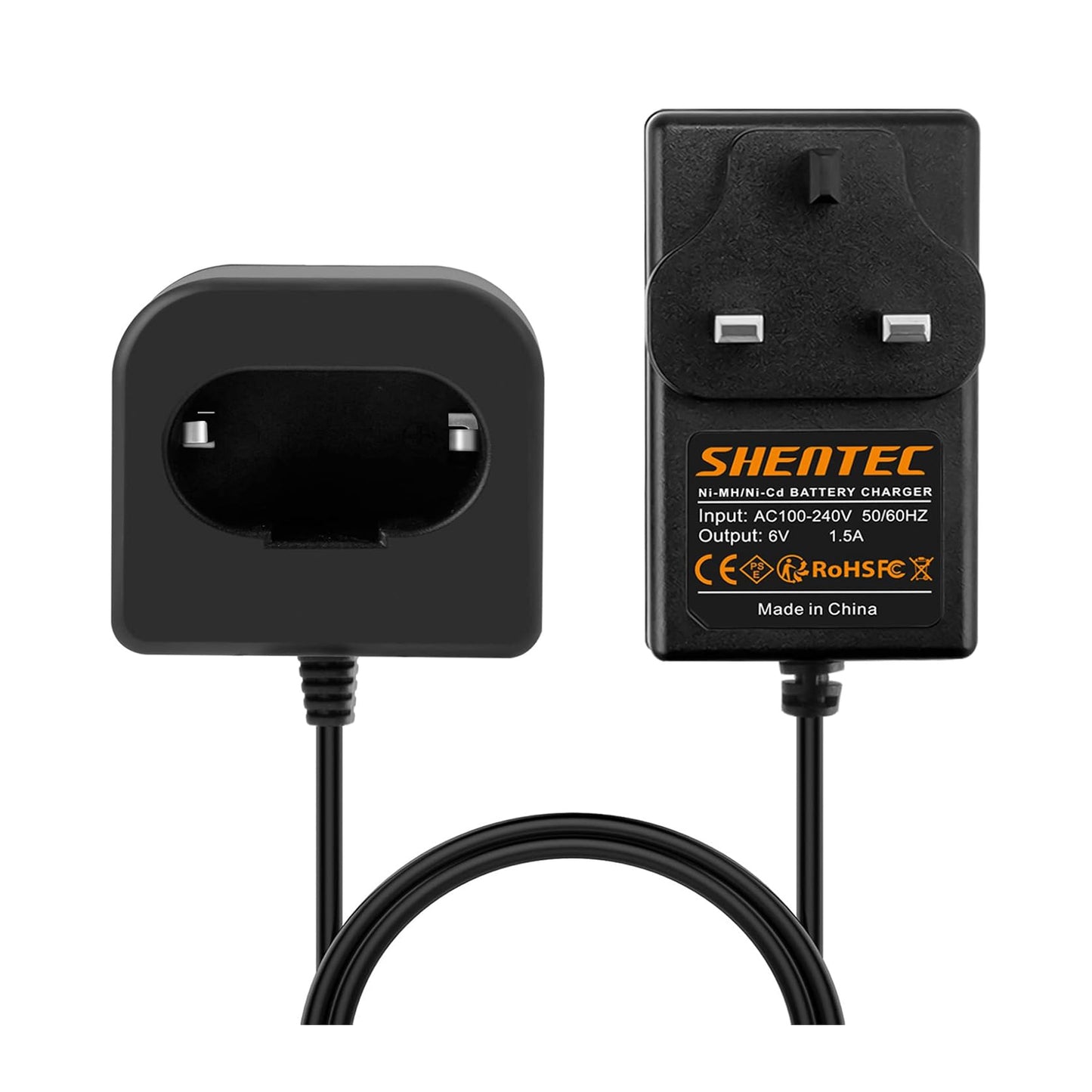 SHENTEC Battery Charger For Paslode 6V Ni-MH 404717 B20544E BCPAS-404717