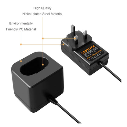 SHENTEC Battery Charger For Paslode 6V Ni-MH 404717 B20544E BCPAS-404717