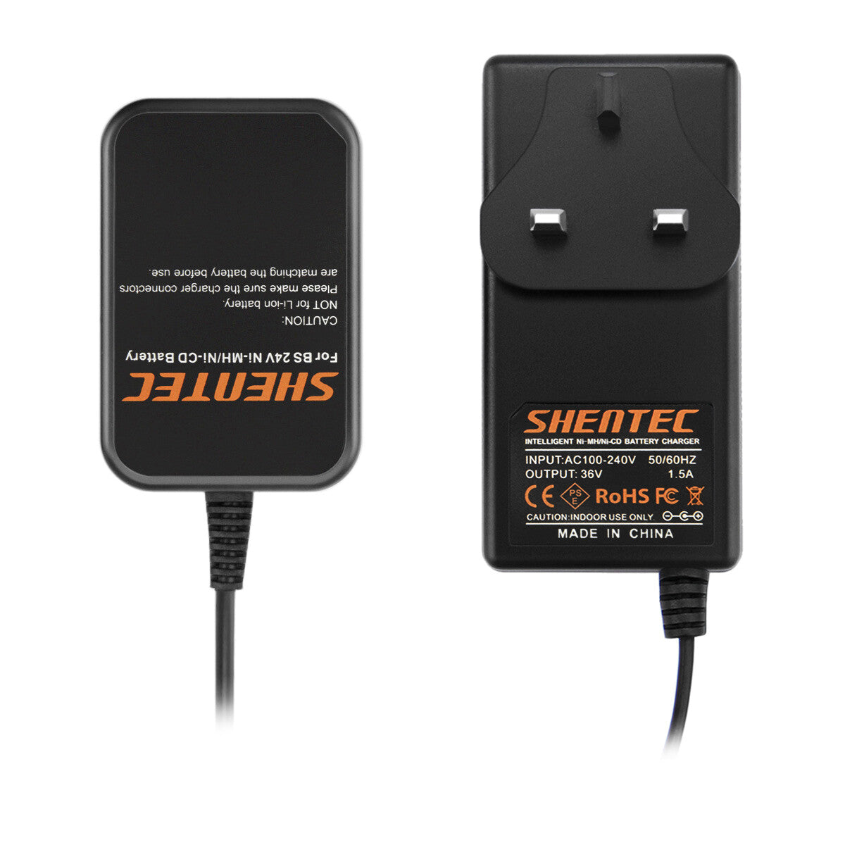SHENTEC 24V Ni-MH/CD Charger for Bosch BAT020 BAT019 BAT021 GBH24VRE 11225VSR 2607335082