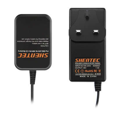 SHENTEC 24V Ni-MH/CD Charger for Bosch BAT020 BAT019 BAT021 GBH24VRE 11225VSR 2607335082