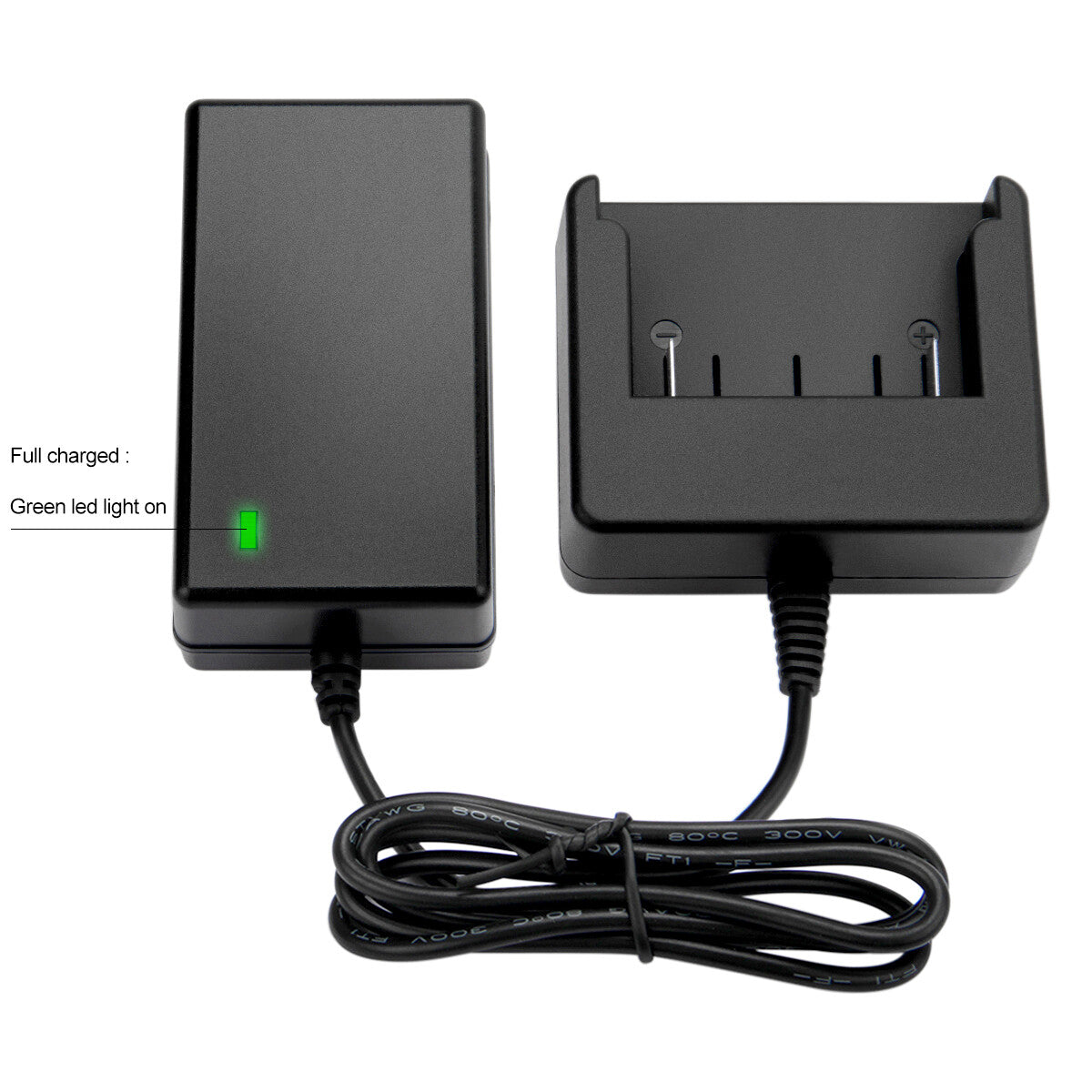 SHENTEC 18V Li-ion Charger for Bosch BAT609 BAT610 BAT618 BAT619 25618 17618 37618