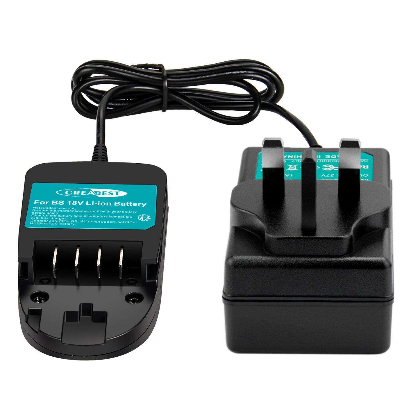 Charger for Bosch PSB18 LI-2 PST18 LI PSM18 LI PSR18 26073360 Li-ion Battery 18V