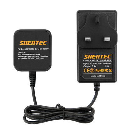 SHENTEC 7.2V Li-ion Battery Charger For Dewalt Battery DCB080 DCF680N1 DW4390 DCF680N2