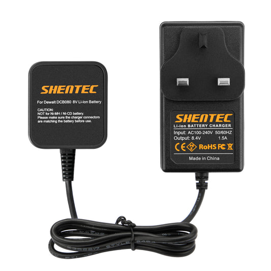 SHENTEC 7.2V Li-ion Battery Charger For Dewalt Battery DCB080 DCF680N1 DW4390 DCF680N2