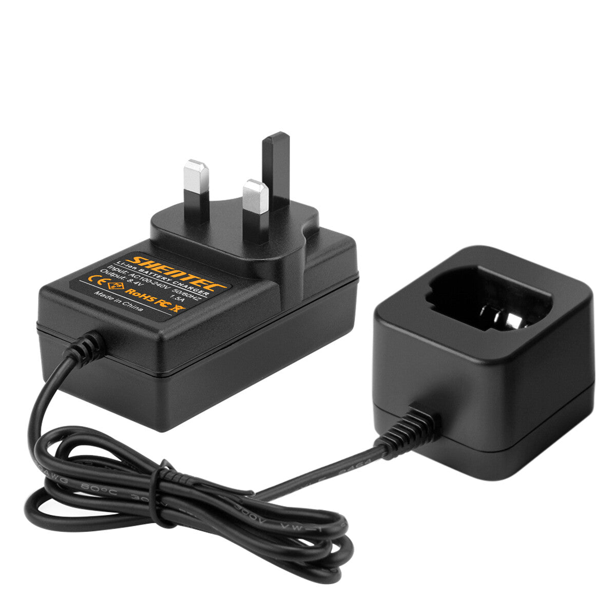 SHENTEC 7.2V Li-ion Battery Charger For Dewalt Battery DCB080 DCF680N1 DW4390 DCF680N2