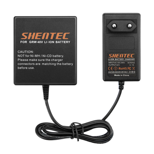 SHENTEC 40V Lithium Battery Charger For GreenWorks 29472 29282 24322 25302 G-MAX