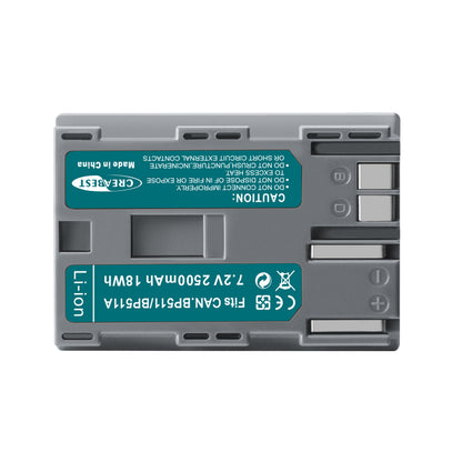 2x BP-511 Battery &LCD Dual Charger For Canon EOS 40D 50D BP-511A 300D 20D 30D