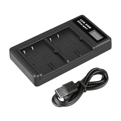 2x BP-511 Battery &LCD Dual Charger For Canon EOS 40D 50D BP-511A 300D 20D 30D