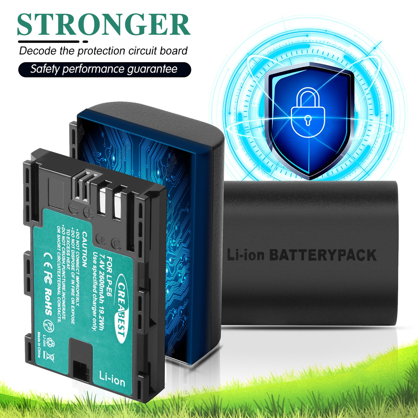 2xLP-E6 LP-E6N Battery+Dual Charger For Canon EOS 90D 5D Mark III IV 80D 60D 70D