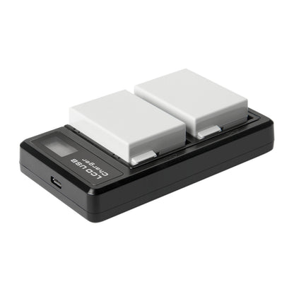 SHENTEC 2x LP-E8 Battery+ Dual Charger For Canon EOS 550D 600D 650D 700D Kiss T2i X4 X5