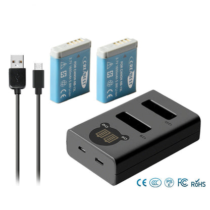2x NB-13L Battery+LCD Charger For Canon PowerShot SX620 HS G5X G7X Mark III II