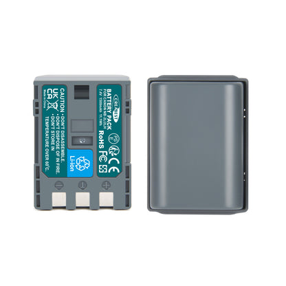 2x NB-2LH Battery+Charger For Canon EOS HV30 HV40 400D 350D HV20 BP-2L14 BP-2L14