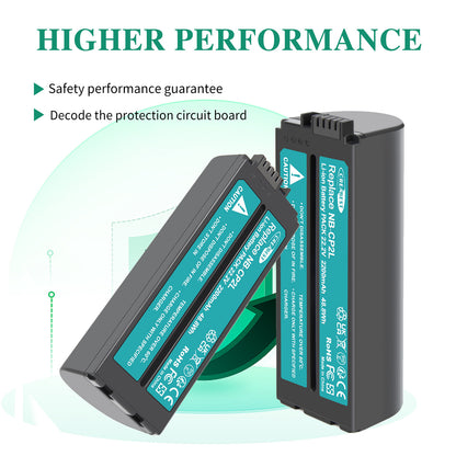 22.2V NB-CP1L Battery For Canon Selphy CP1200 CP1300 CP1500 CP-910 NB-CP2L CP2LH