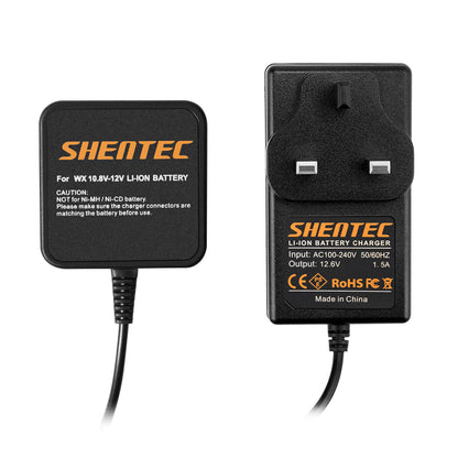 SHENTEC 12V Li-ion Battery Charger For Worx WA3503 WA3509 RW9300 WX382 WU288 WX125 WX283
