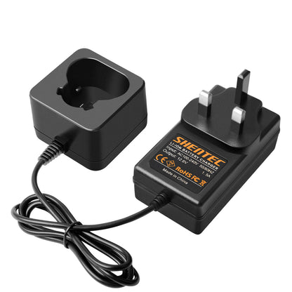 SHENTEC 12V Li-ion Battery Charger For Worx WA3503 WA3509 RW9300 WX382 WU288 WX125 WX283