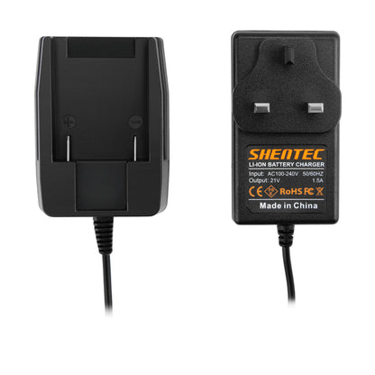 SHENTEC 18V/20V Li-ion Battery Charger for Worx WA3512 WA3525 WA3575 WG150 WG170