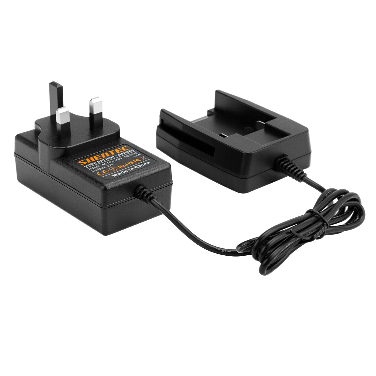SHENTEC 18V/20V Li-ion Battery Charger for Worx WA3512 WA3525 WA3575 WG150 WG170