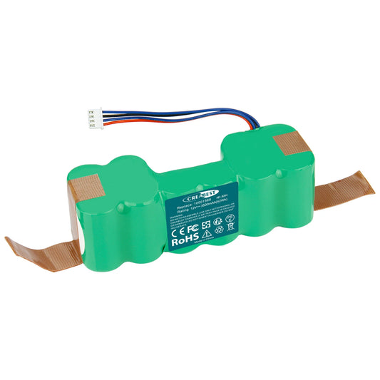 SHENTEC 3500mAh 12V Ni-MH Battery For DD3G DD4G 10001568 ZJ1517-HFR Sweeper DD35 DG710