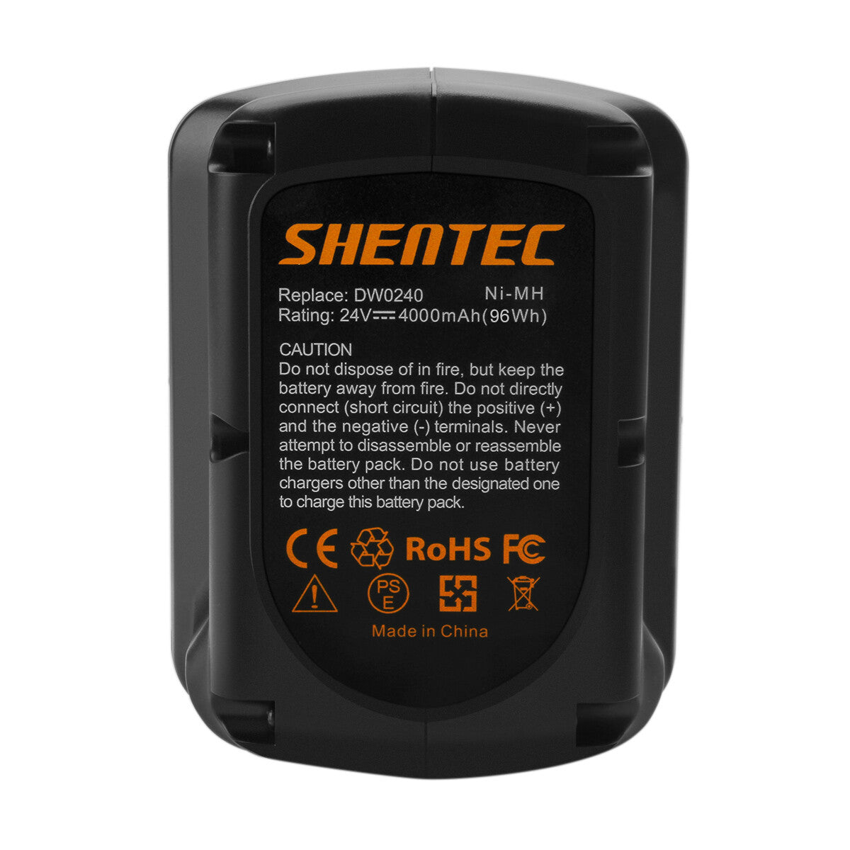 SHENTEC 24V 4000mAh Ni-MH Battery For Dewalt DE-24 DE0240 DE0241 DE0243 DW0242 DW0240 DW007