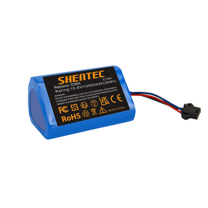 SHENTEC 3.5Ah 10.8V Li-Ion Replacement Battery for Ecovacs DA60-Darfon ZJ1450 Ecovacs D36A DA60