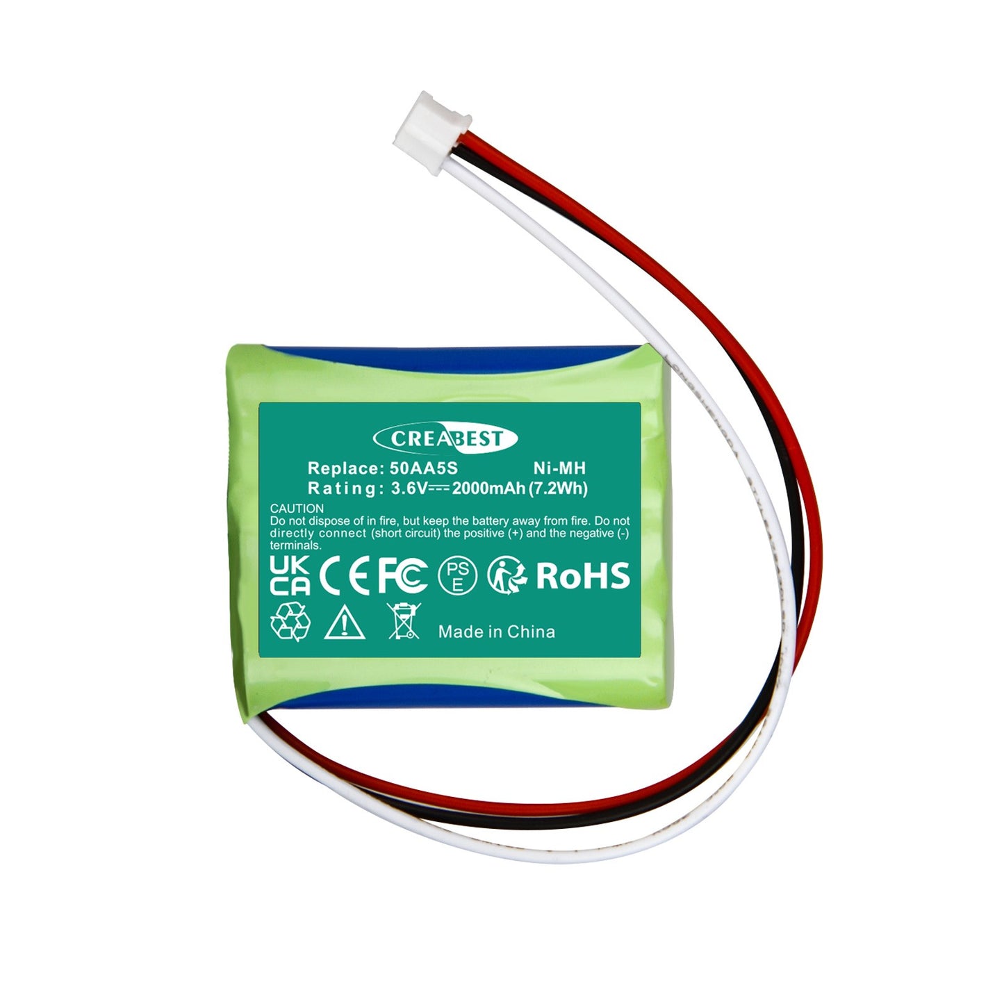 3.6V 2000mAh Ni-MH Replacement Battery For Tonies Toniebox Musicbox Soundbox 50AA5S
