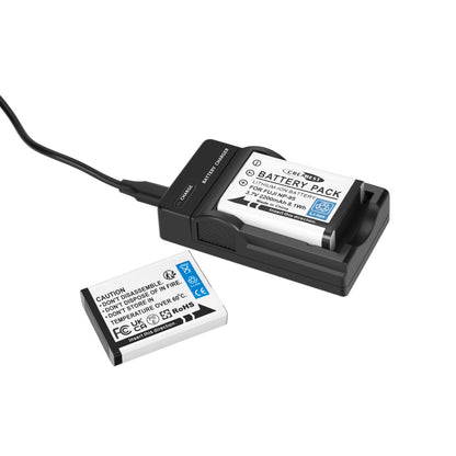 2x NP-95 NP95 3.7V Battery+Charger for Fujifilm Finepix F30 F31 F31fd X100 X100s