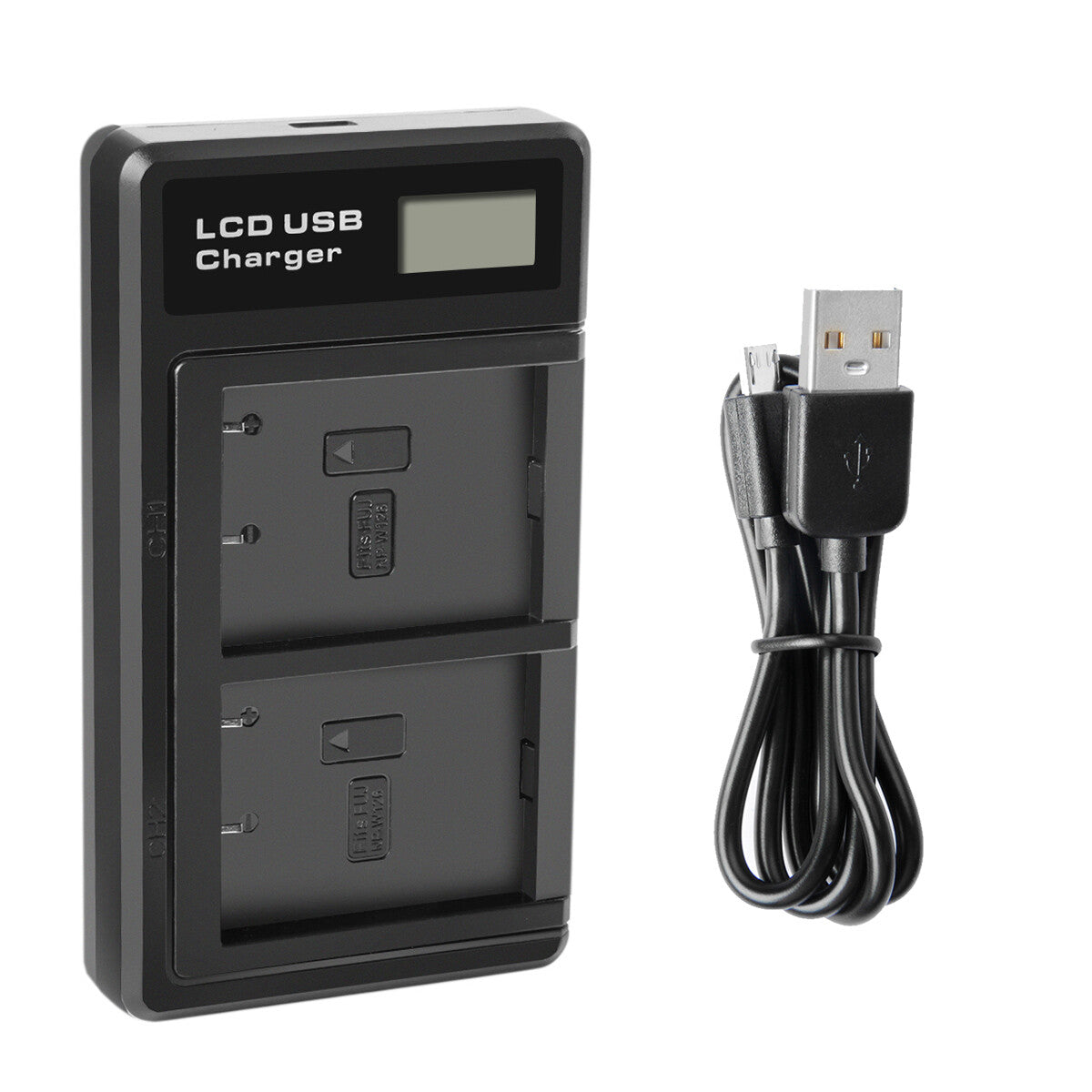 2x NP-W126 W126S Battery+Charger For Fujifilm Fuji X-E1 X-E2 X-E2S X-T10 X-T20