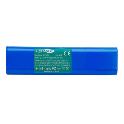 7.2V 6Ah Ni-MH Replacement Battery for Fluke BP190 B11432 Scopemeter 192 192B 196 196B 196C