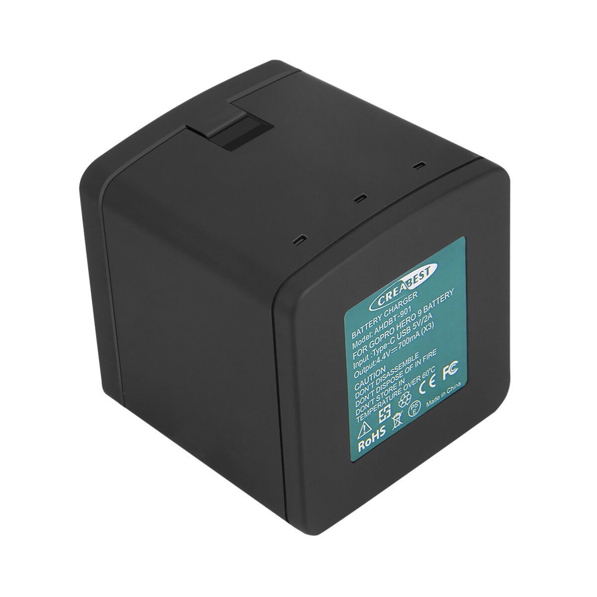 3x AHDBT-901 1800mAh Battery For GoPro Hero9 Hero10 11 Black ADBAT-001 +Charger