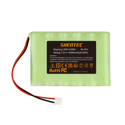 SHENTEC 7.2V 4000mAh Ni-MH  Battery for Honeywell Lynx 5100/5200/5300 300-03866 LCP500-4B