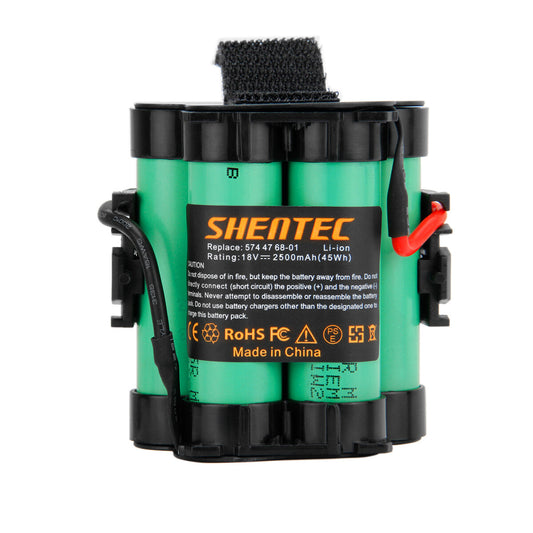 SHENTEC 18V 2500mAh Li-Ion Battery for Husqvarna Automower 105 Gardena R38Li R40Li R45Li