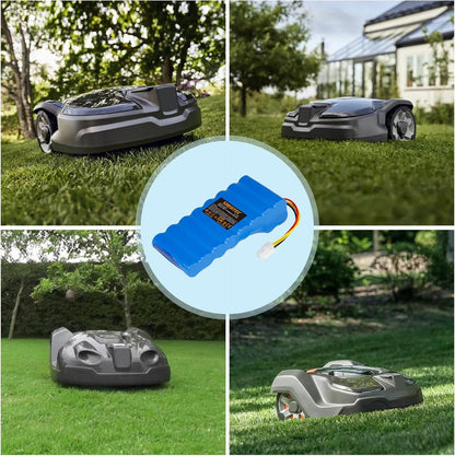 SHENTEC 18V 5000mAh Li-ion Battery for Husqvarna Automower 320/430X/440/450X/520/550  589 58 52-01/589 58 57-01/588 14 64-01/588 14 64-02