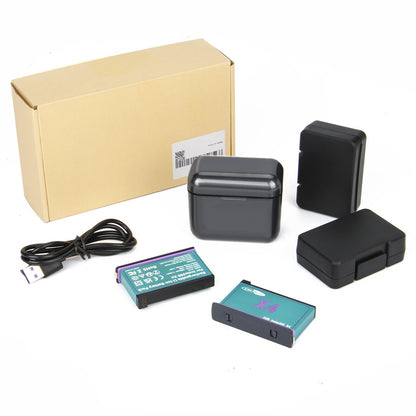 2x 3.0Ah 3.85V JH-X4 Replacement Battery +Power Box Charger For Insta360 X4 Action Camera