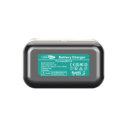 2x 3.0Ah 3.85V JH-X4 Replacement Battery +Power Box Charger For Insta360 X4 Action Camera