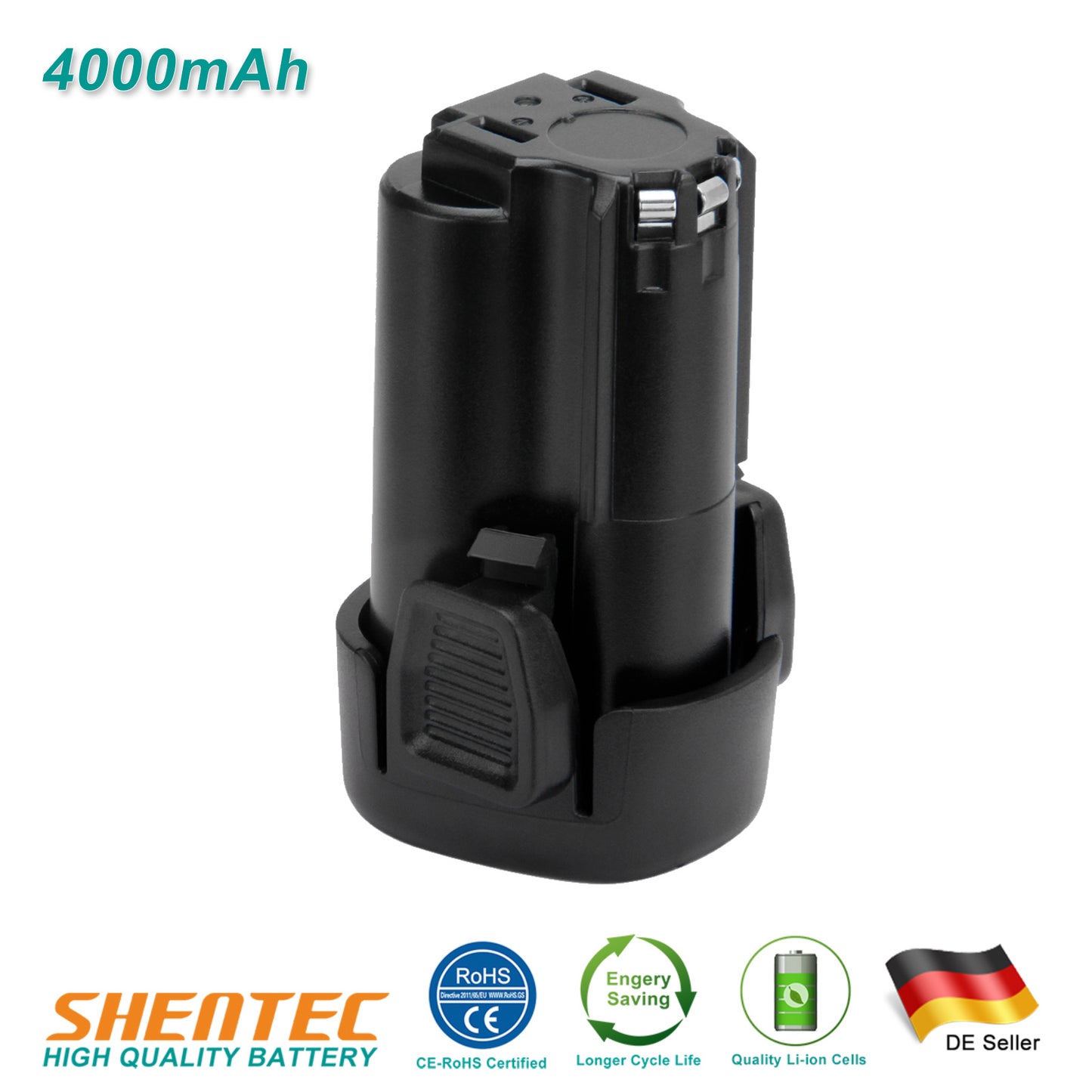 SHENTEC 4.0Ah 10.8V Li-ion Battery For Black Decker LB12 LBX12 BL1310 BL1110 GKC108 EGBL108