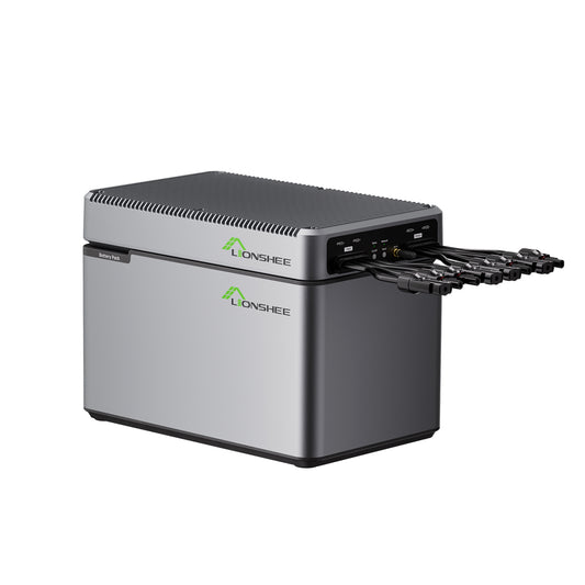 1024WH Power Box LiFePO4 52V 20AH Battery Storage Box + 1600W Smart Solar Hub For Home Balcony Solar System