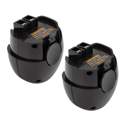 SHENTEC 2x 4.8V 3500mAh Ni-MH Replacement Battery For Metabo Powergrip 2 60005952 6.27270 6.27273