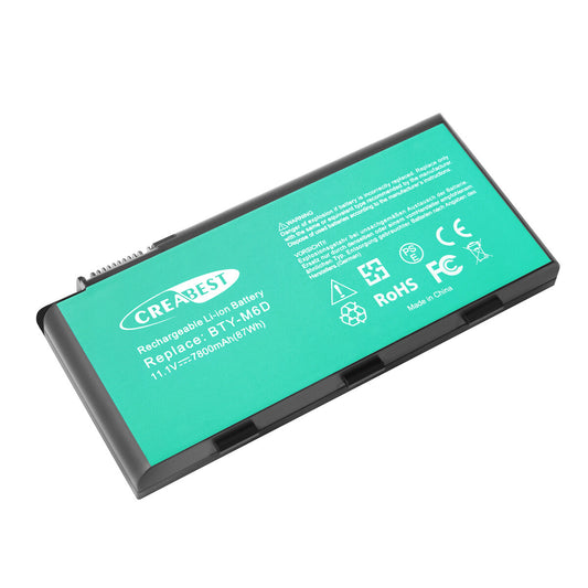 11.1V BTY-M6D 7.8Ah Battery For MSI GT70 GX660 GT660 GT660R GT660R GT680 GT683