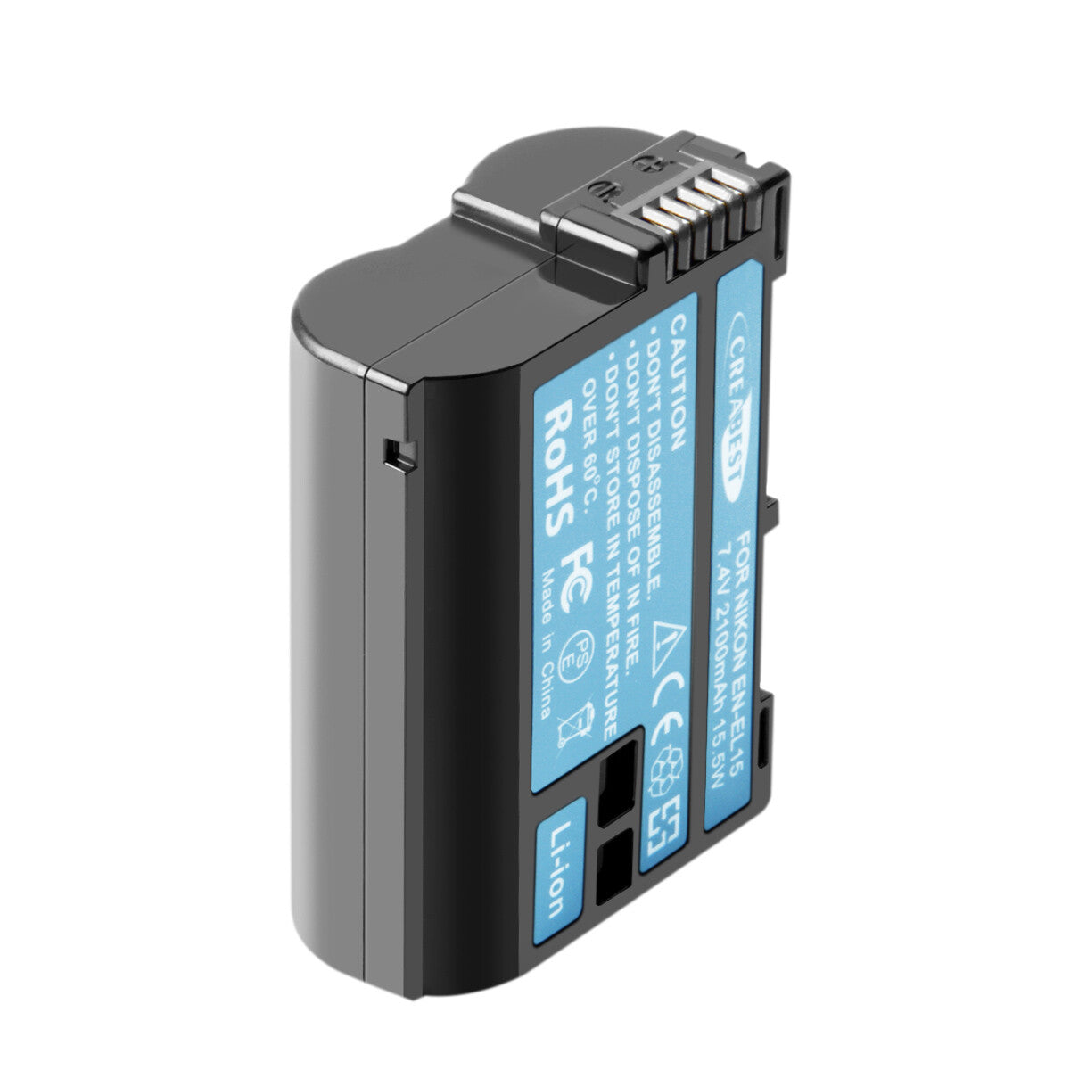 2x EN-EL15 Battery+Dual Charger For Nikon EL15A D500,D600,D610,D750,D850,D800E